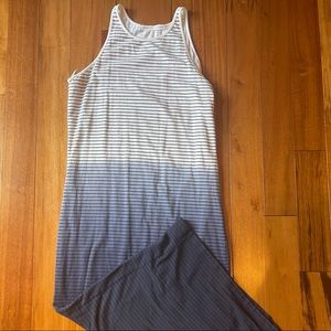 Athleta ombré dyed midi dress